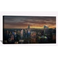 thumbnail image 1 of Babylon New York Wall Art City Skyline Picture Canvas Art Downtown Night Framed Painting Wall Decor For Home Office Bedroom Livingroom Ready to Hang, 1 of 6