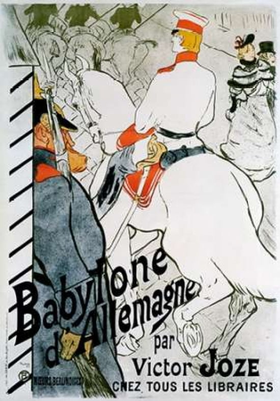 Babylone d‚ÄôAllemagne Canvas Art - Henri Toulouse-Lautrec (20 x 28)