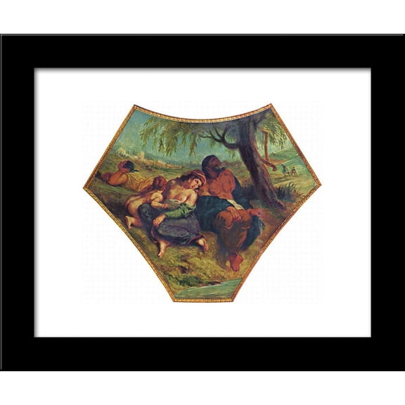 Babylonian Captivity 20x24 Framed Art Print by Eugene Delacroix
