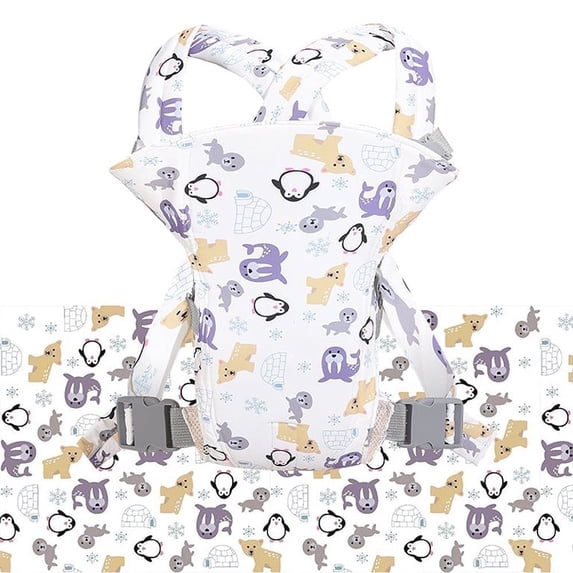 Babyltrl 4 in 1 Baby Carrier,Ergonomic Infant Carrier Backpack,Breathable Front Back Carrying Wrap Seat for Newborn Toddlers up to 33 lbs,Colorful