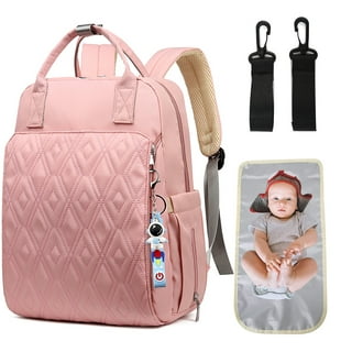  Grandkli Pink Drip Glitter Personalized Diaper Bag  Multi-Function Backpack Nappy Bag Travel DayPack for Unisex : Baby