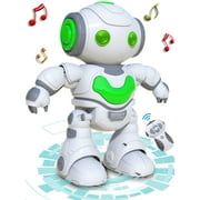 Babyltrl Robot Toy for Kids,RC Intelligent Educational Samrt Robot for Boys Girls, Music/Light,White