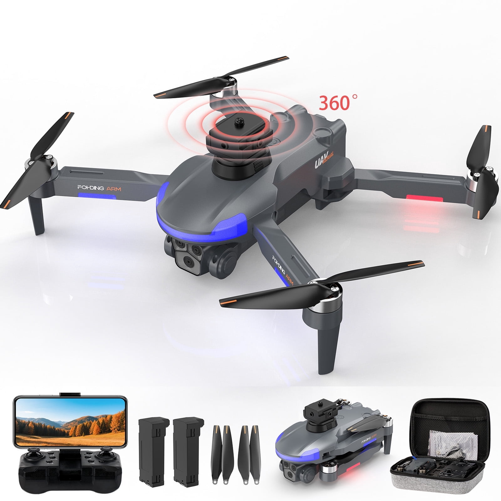 Babyltrl Drone with 1080P HD Camera for Adults Kids,Wifi FPV Foldable ...