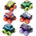 thumbnail image 1 of Babyltrl Set of 6 Friction Powered Car Toys Push and Go Toy Cars for Toddlers Pull Back Vehicle,Gifts for 1 2 3 4 5 6+ Year Old Boy and Girls, 1 of 9