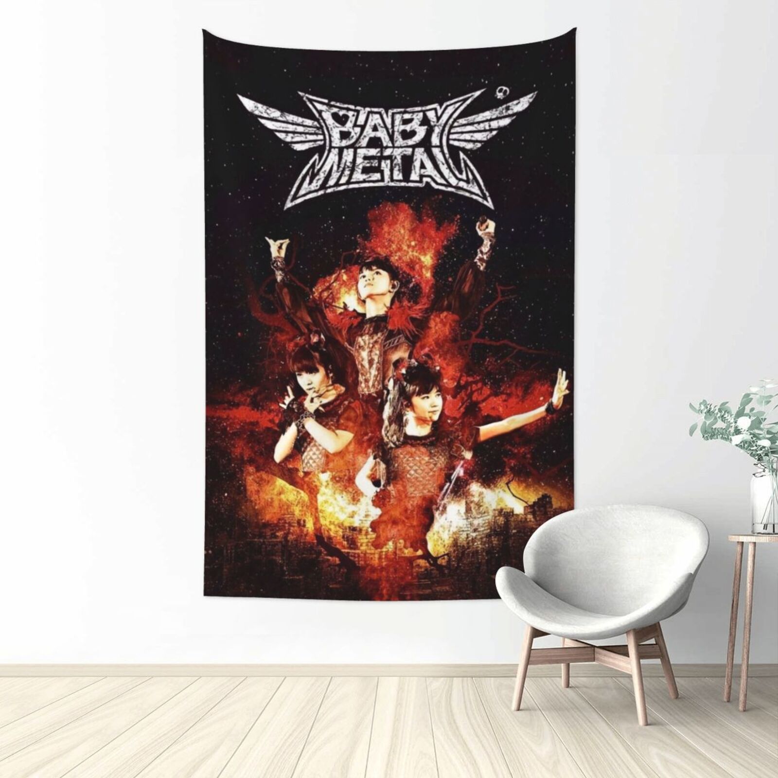Babymetal Bedroom Tapestry, King Size, Wall Hanging, Wall Decor