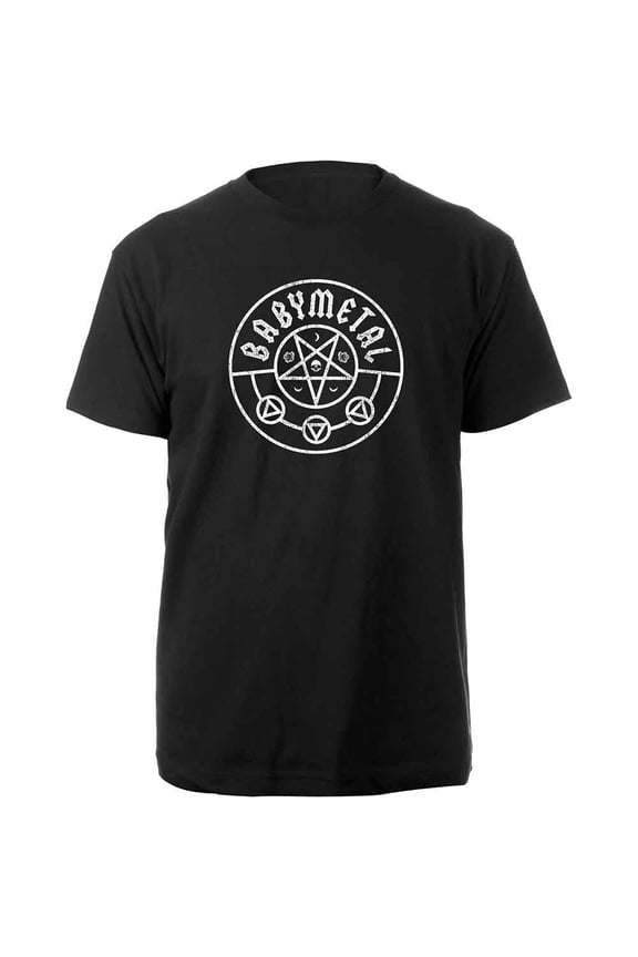 Men's Babymetal Pentagram Slim Fit T-shirt XX-Large Black