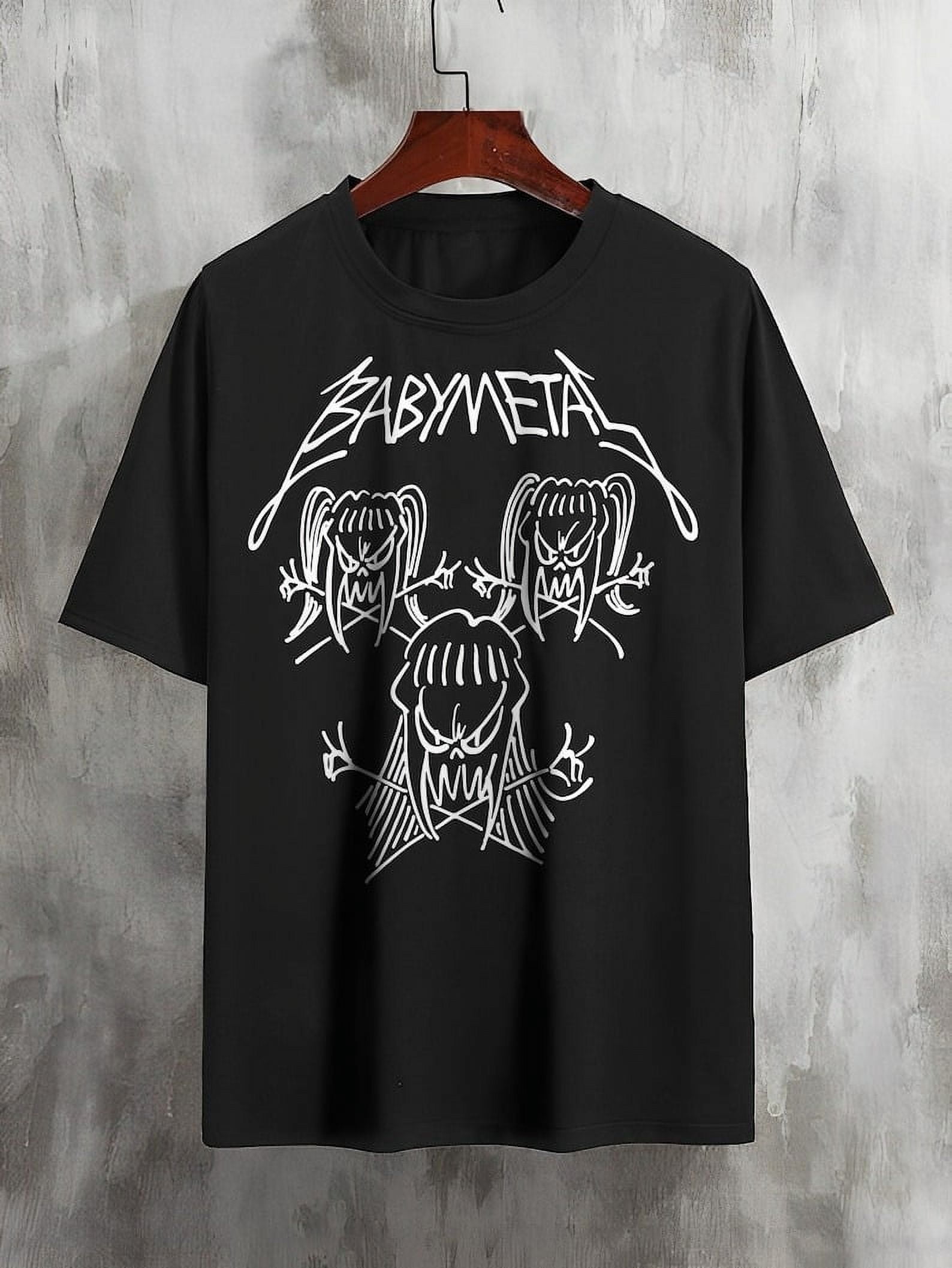 MoonWorks® Camiseta De Bebé De Manga Corta My First Metal Shirt