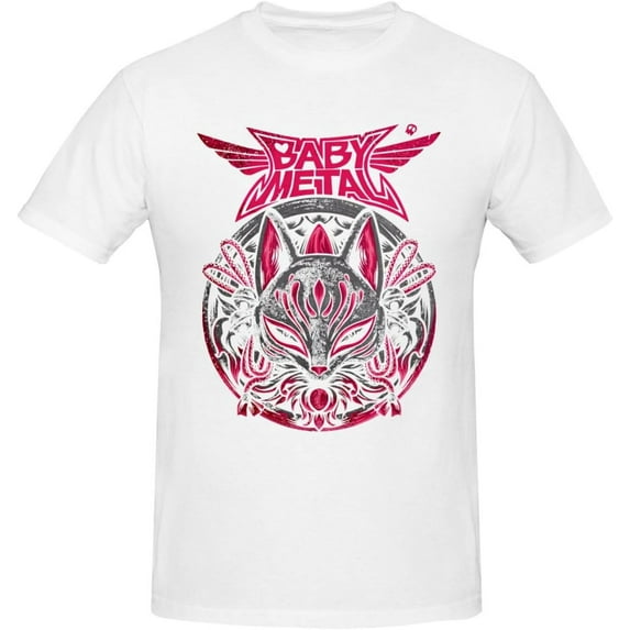 Babymetals Shirt Men's Personalised Graphic Short Sleeve Tshirt Fashion Breathable Cotton Tees Black
