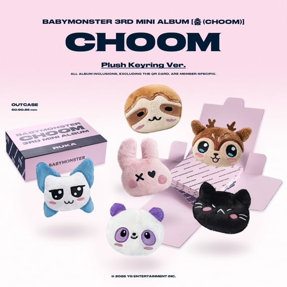 Babymonster - Choom - Plush Keyring Version - Music & Performance - CD