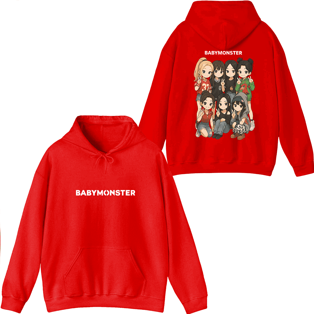 BABYMONSTER Monster Hoodie パーカー　Lサイズ BABYMONSTER Monster Hoodie パーカー Lサイズ - メルカリ