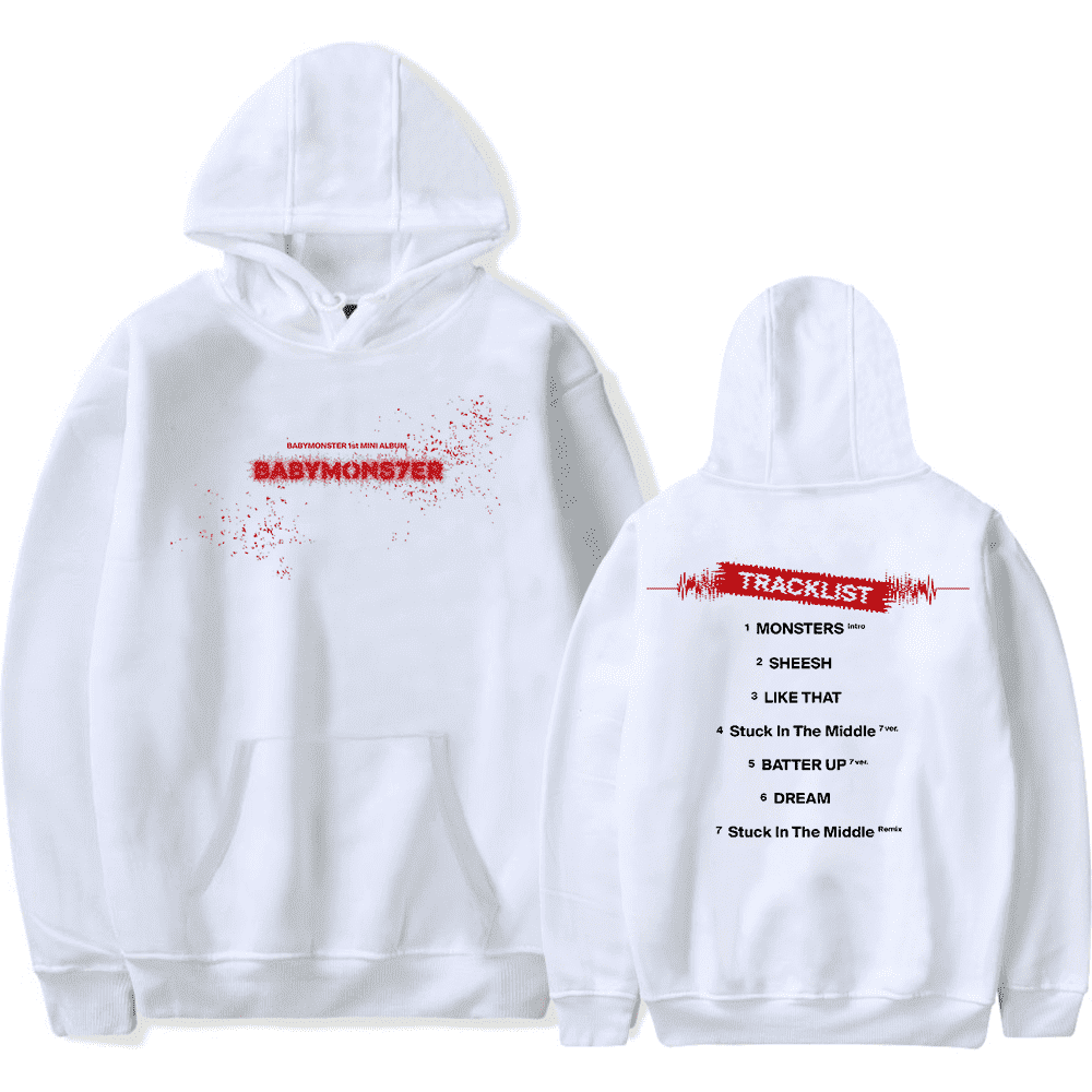 Babymonster Merch Hoodie New Album Babymons7er Long Sleeve