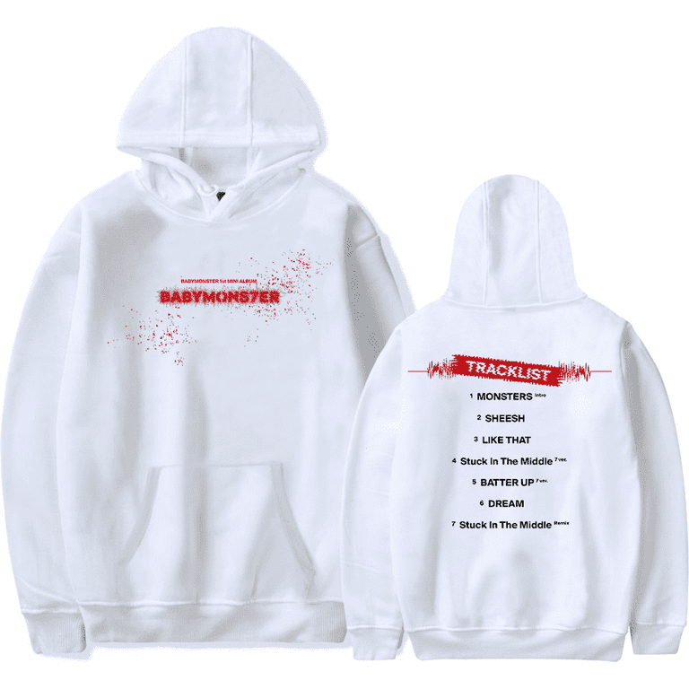 Babymonster Merch Hoodie New Album Babymons7er Long Sleeve