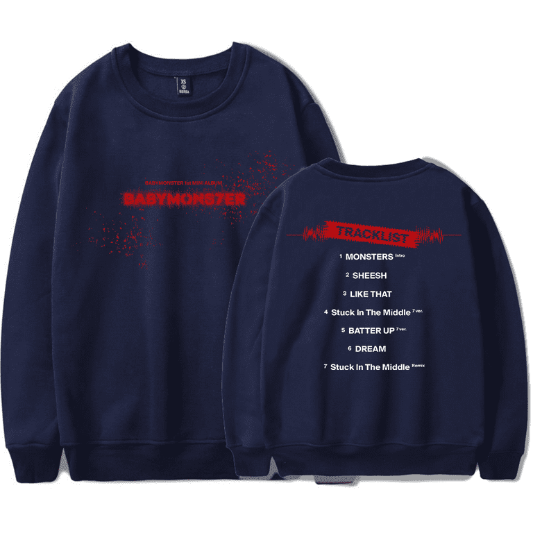 Babymonster Merch Sweatshirt New Album Babymons7er Long
