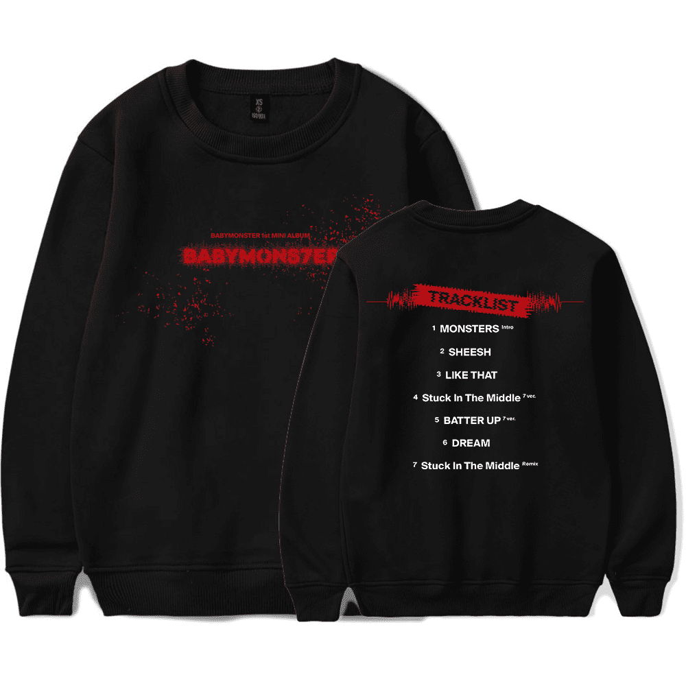 BABYMONSTER スウェット 上下セット HOODIE Mサイズ Qoo10] YGエンターテイメント 【公式グッズ】 BABYMONSTER : KPOP