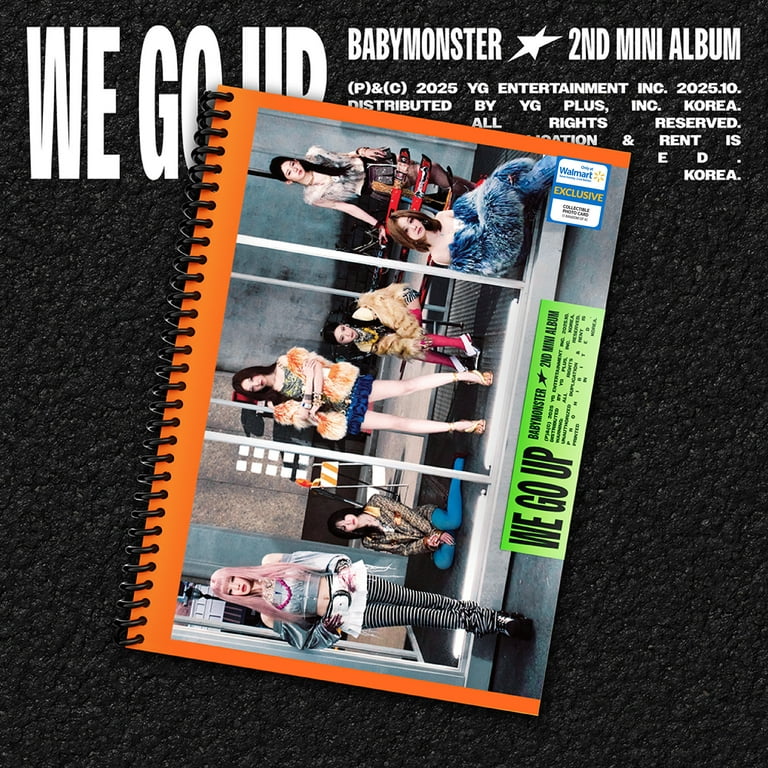 BABYMONSTER - WE GO UP (GO Ver.) - Walmart Exclusive CD - Walmart.com