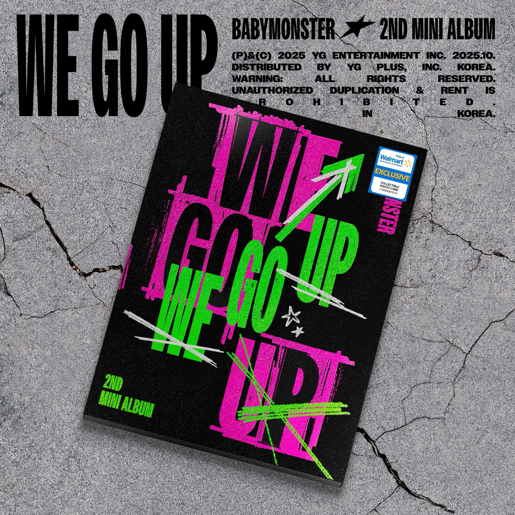 BABYMONSTER - WE GO UP (UP Ver.) - Walmart Exclusive CD - Walmart.com