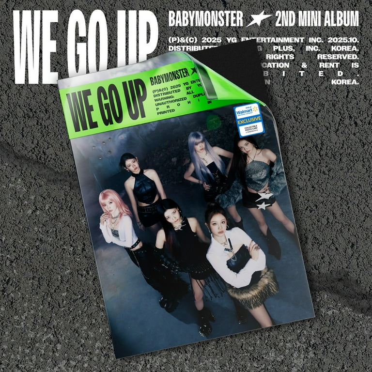 BABYMONSTER - WE GO UP (WE Ver.) - Walmart Exclusive CD - Walmart.com