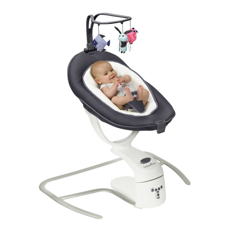 Babymoov Swoon Motion - Swing and Cradle, with Comfortable & Adjustable  Ergonomic Seat (Zinc Deep Gray)