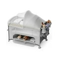 thumbnail image 1 of Babyomi 4 in1 Baby Bassinet with Diaper Changer, Long Next to Bed Crib with Mattress, Height Adjustable, Pack and Play, Bedside Crib Sleeper, Beige, 1 of 6