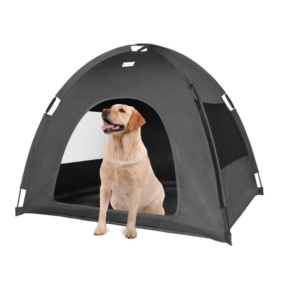 Babypett Small Indoor Outdoor Tent Pet Bed, Black