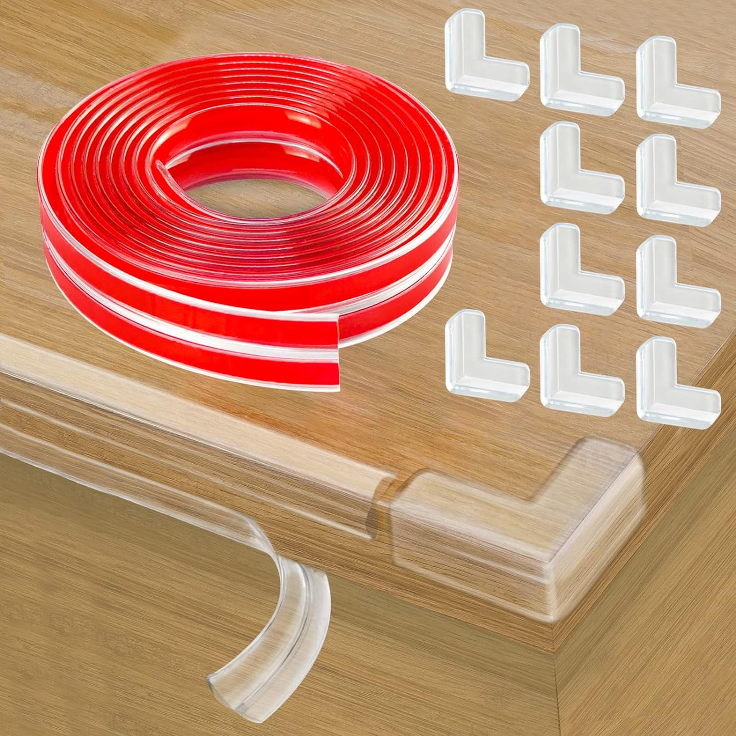 Babyproof, Edge Guard Clear and Silicone Furniture Corner Protectors