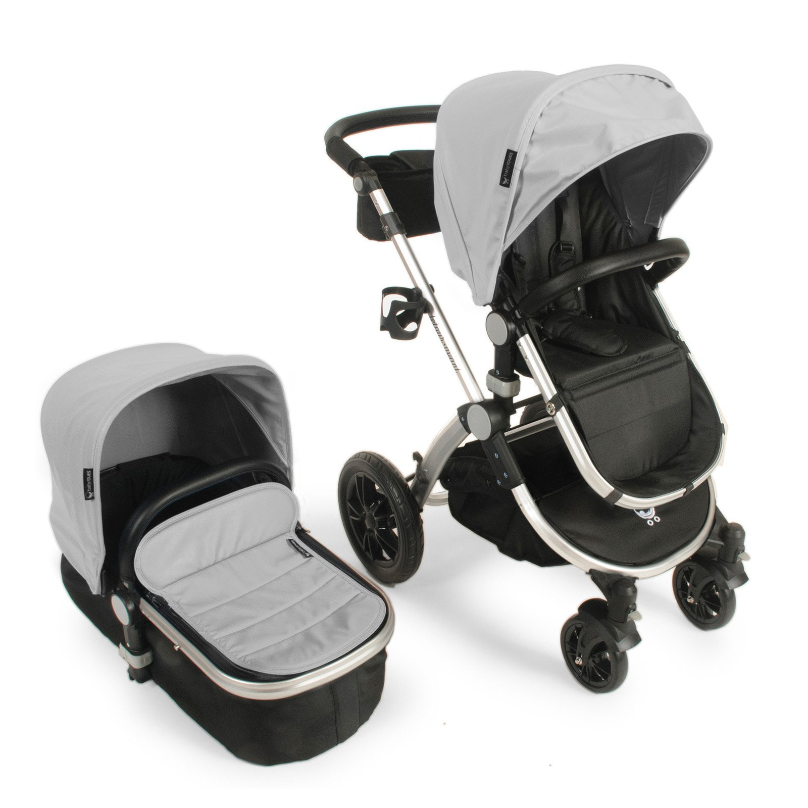 Babyroues Letour AVANT Luxe Stroller with Bassinet Travel System Gray Walmart