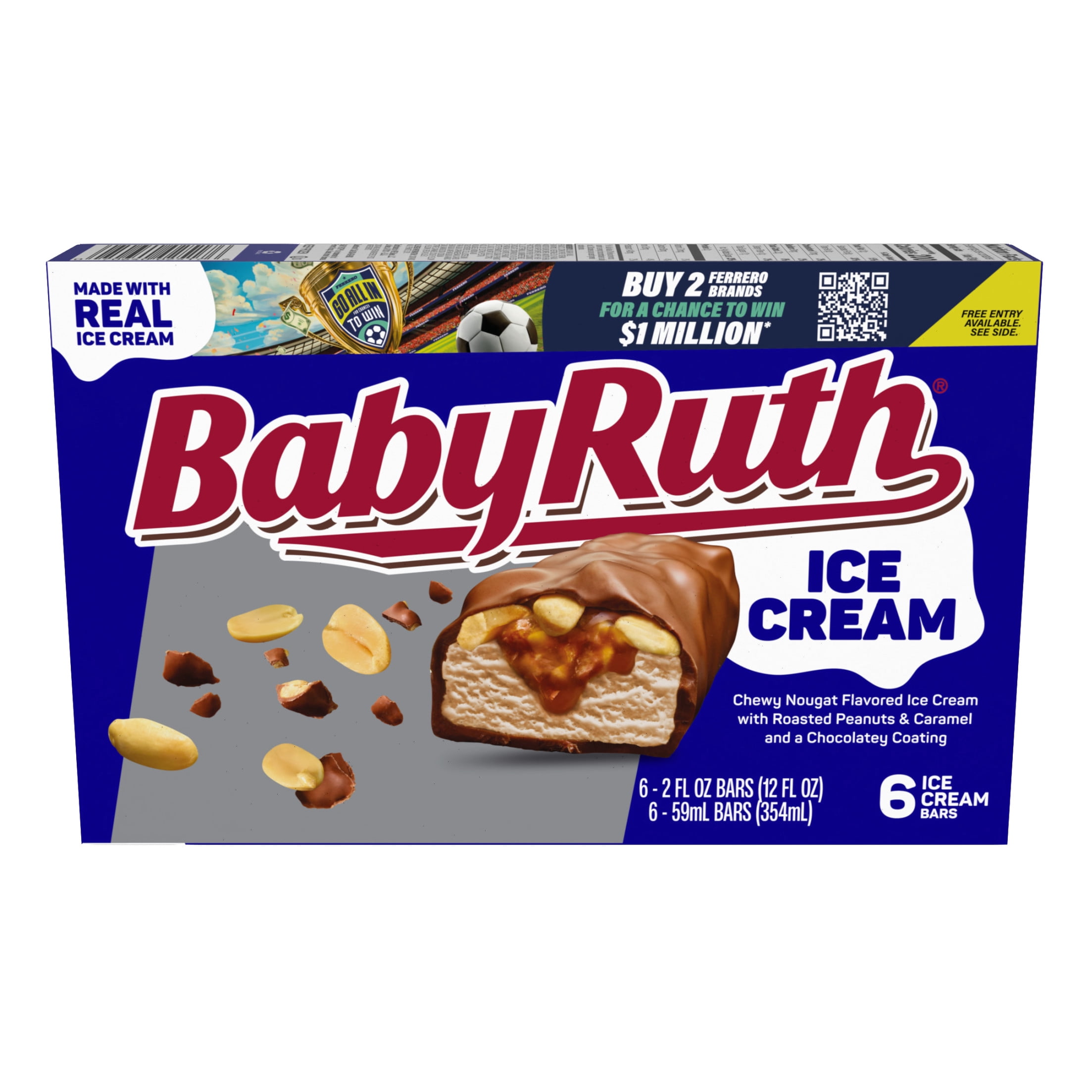 Baby Ruth Ice Cream Bars