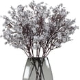 thumbnail image 1 of Babys Breath 8 Bundle Real Touch Artificial Flowers Fake Silk Flower Gypsophila Wedding Party Decoration Home Decor(Burgundy), 1 of 5