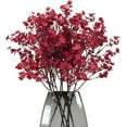thumbnail image 1 of Babys Breath 8 Bundle Real Touch Artificial Flowers Fake Silk Flower Gypsophila Wedding Party Decoration Home Decor(Burgundy), 1 of 5
