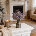 thumbnail image 1 of Babys Breath Artificial Flowers, 2Pcs 5.9inch Gypsophila Faux Flowers, Exquisite Photography Props, Ideal for Wedding Bouquets Party Home Garden Decoration(Purple), 1 of 6