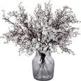 thumbnail image 1 of Babys Breath Artificial Flowers Bulk Faux Silk Flower Gypsophila Bouquet Winter Real Touch Fake Floral for Office Kitchen Wedding Restaurant Centerpieces Christmas Party Decor (White), 1 of 5