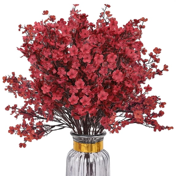 Babys Breath Artificial Flowers Gypsophila Bouquets, Real Touch Silk Flowers for Fall Decor, Fall Centerpieces for Dining Table, Wedding Arrangements, Home Decorations valentines day gifts