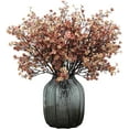 thumbnail image 1 of Babys Breath Silk Artificial Flowers 6 Bundle European Fake Plants Decor Wedding Party Fall Stems Decoration Bouquets DIY Home Garden (Beige Brown-6pcs), 1 of 5