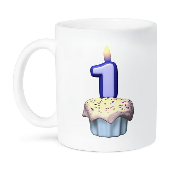 3dRose, Babys First Birthday, 11oz Mug