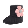 thumbnail image 1 of Babys Girls Autumn Winter Sun Flower Baby Shoes Babys Cotton Boots Warm Toddler Shoes Boys Shoes Size 4 Big Kid Toddler Girl Size 8, 1 of 5
