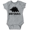 thumbnail image 1 of Babysaurus Adorable Little Dinosaur Romper Boys or Girls Infant Baby Brisco Brands 12M, 1 of 6