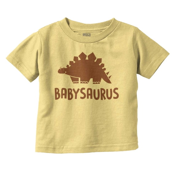Babysaurus Adorable Little Dinosaur Toddler Boy Girl T Shirt Infant Toddler Brisco Brands 18M
