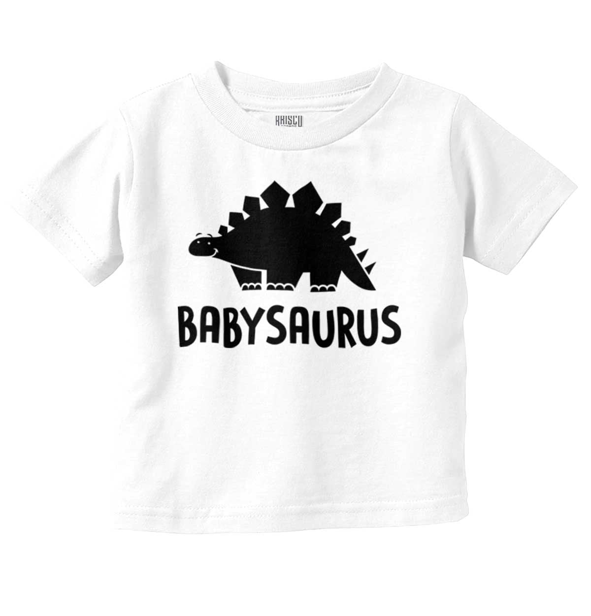Funny Dinosaur T-Shirt - Dadasaurus & Babysaurus Graphic Tee For Men & Women, 100% Cotton, Black - View #2