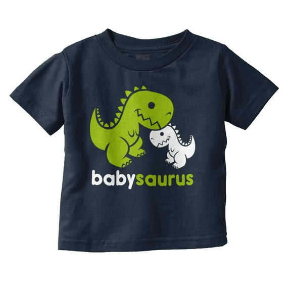 Babysaurus Adorable Little T-Rex Toddler Boy Girl T Shirt Infant Toddler Brisco Brands 12M