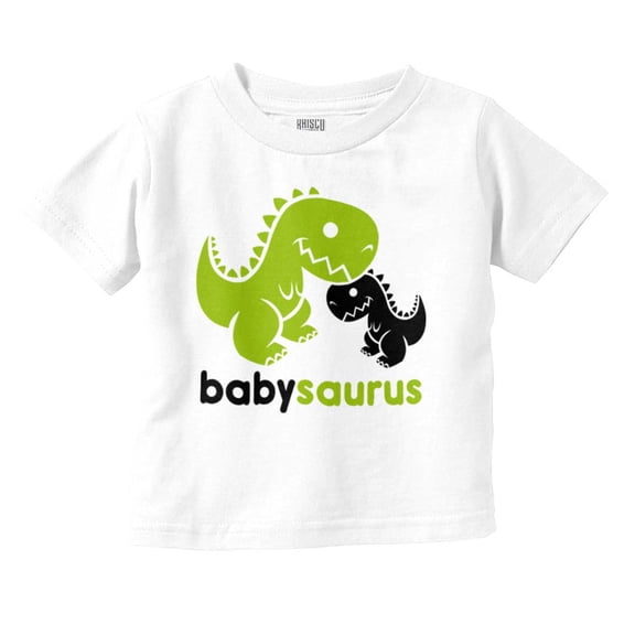 Babysaurus Adorable Little T-Rex Toddler Boy Girl T Shirt Infant Toddler Brisco Brands 18M