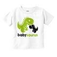 thumbnail image 1 of Babysaurus Adorable Little T-Rex Toddler Boy Girl T Shirt Infant Toddler Brisco Brands 5T, 1 of 6