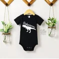 thumbnail image 1 of Babysaurus Bodysuit, Mamasaurus, Daddysaurus, Matching Dinosaur Outfits,Newborn Cute Baby Onesie, Baby Bodysuit Lat 4424 Cute Baby Onesie, BABY BODYSUIT LAT 4424, 1 of 3