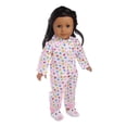 thumbnail image 1 of Babysbule 18 inch Doll Pajamas Set – Cotton Two-Piece Sleepwear for 18 Inch Dolls – Colorful Patterns – Fits American Girl, Our Generation, My Life Dolls – Doll Clothes Only, 1 of 3