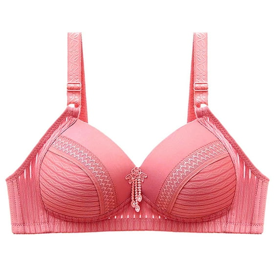 Babysbule Bras for Women Clearance Woman's Solid Color Fashion Bowknot Comfortable Hollow Out Bra Underwear No Rims