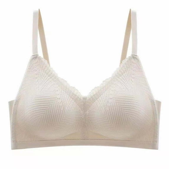 Babysbule Bras for Women Clearance Women's Sexy Bra Ultra-thin Cup No Steel Ring Underwear Gathered Sleep Bra