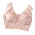 thumbnail image 1 of Babysbule Bras for Women Women Lady Lace Gathered Bra Plus Size Sports Bra Underwear Yoga Hollow Out Bra Cup, 1 of 3
