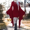 thumbnail image 1 of Babysbule Clearance Dresses For Women Fashion Ladies Fall Long Sleeve Bandage Solid V-Neck Party Dress, 1 of 5