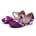 thumbnail image 1 of Babysbule Girls Shoes Toddler Baby Kids Girls Single Party Princess Dancing Ballroom Tango Latin Shoes, 1 of 8