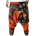 thumbnail image 1 of Babysbule Mens Pants Men's Hippie Pants Baggy Boho Trousers Linen Drawstring Harem Yoga Long Pants, 1 of 6