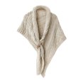 thumbnail image 1 of Babysbule Scarf for Women Autumn And Winter Warm Leather Buckle Shawl Fork Thickened Triangular Cloak Women's Knitted Scarf, 1 of 1